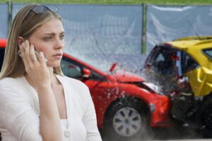 car crash, phone call, woman, girl, accident, car, call, phone, worried, collision, broken, damaged, wreck, vehicle, traffic, insurance, car insurance, car wallpapers, report