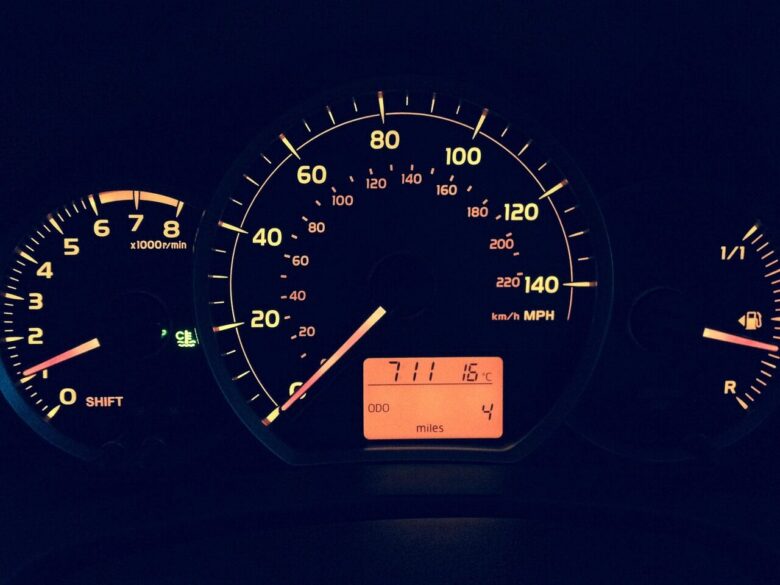 car, miles, low mileage, new car, dashboard, speedometer, car wallpapers, speed, odometer, fuel, rev counter, revs, 0-60, 0 mph, blue car